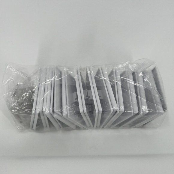 ICC 1-Gang Wall Switch Plate White Single 1-Port Ethernet LOT OF 25 Face Plates - Picture 3 of 6